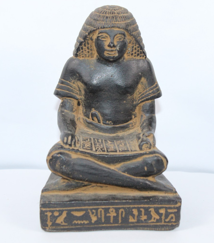Ancient Egyptian Pharaonic Civilization For Scribe Seated Statue Ancient Egyptian Pharaonic Civilization For Scribe Seated Statue