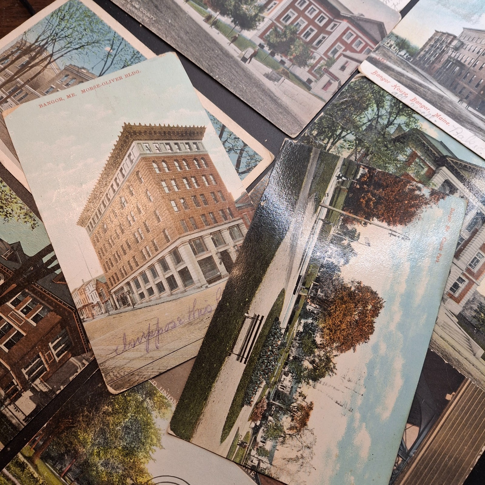 Bangor Maine Postcards 27 Cards Early 1900s ME History 