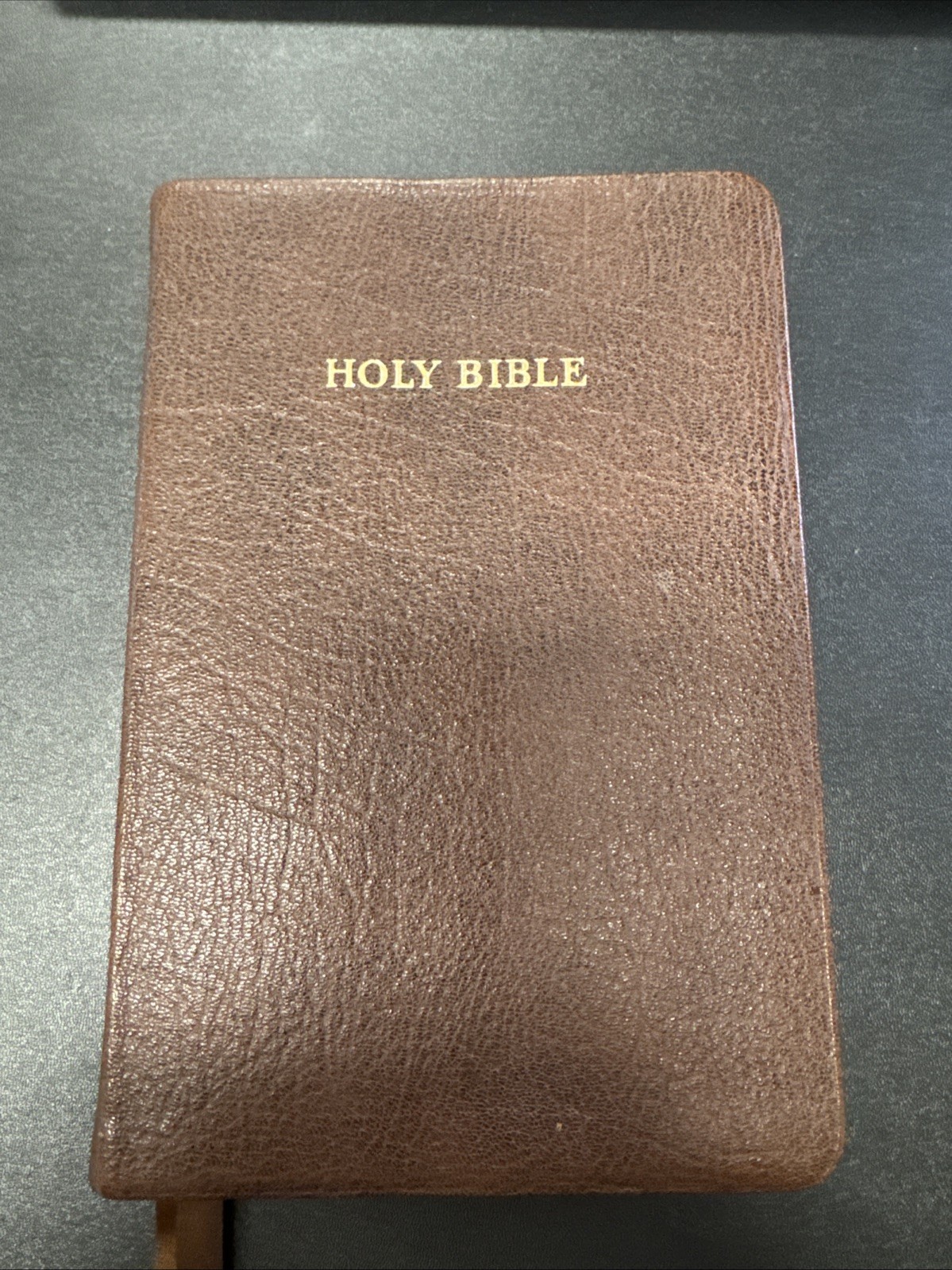 R. L. Allan ESV3BR Antique Brown Buffalo-Grain Goatskin Bible R. L. Allan ESV3BR Antique Brown Buffalo-Grain Goatskin Bible