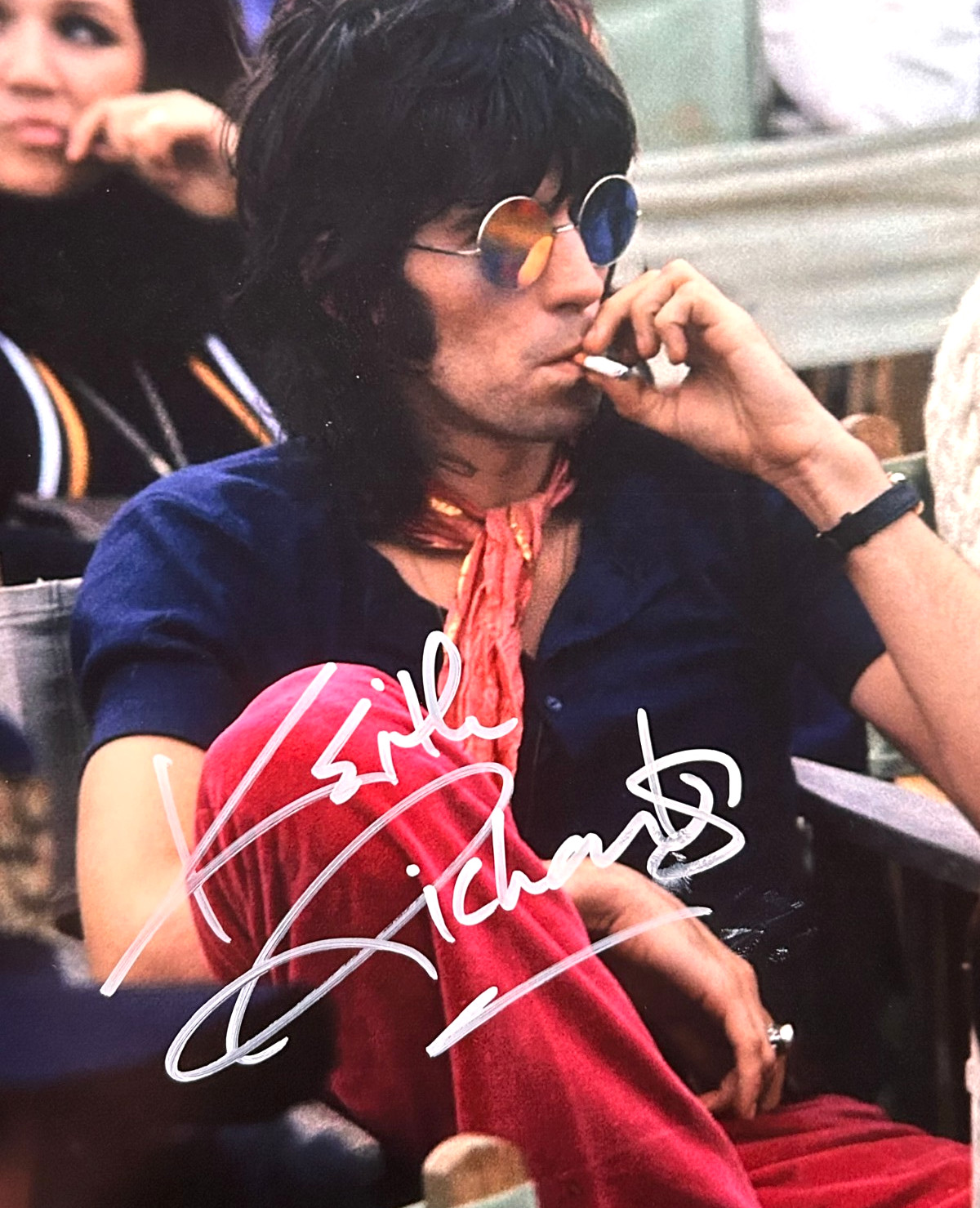 Keith Richards Signed (ROLLING STONES) 8x10\