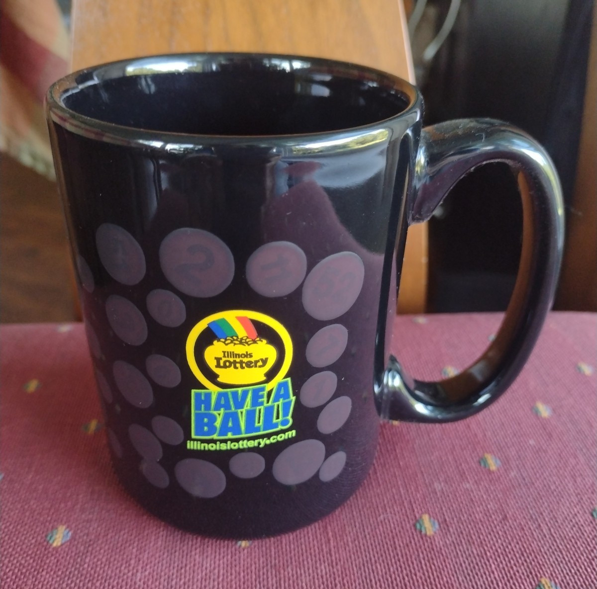 Vintage Illinois Lottery Have A Ball Promotional Mug Vintage Illinois Lottery Have A Ball Promotional Mug