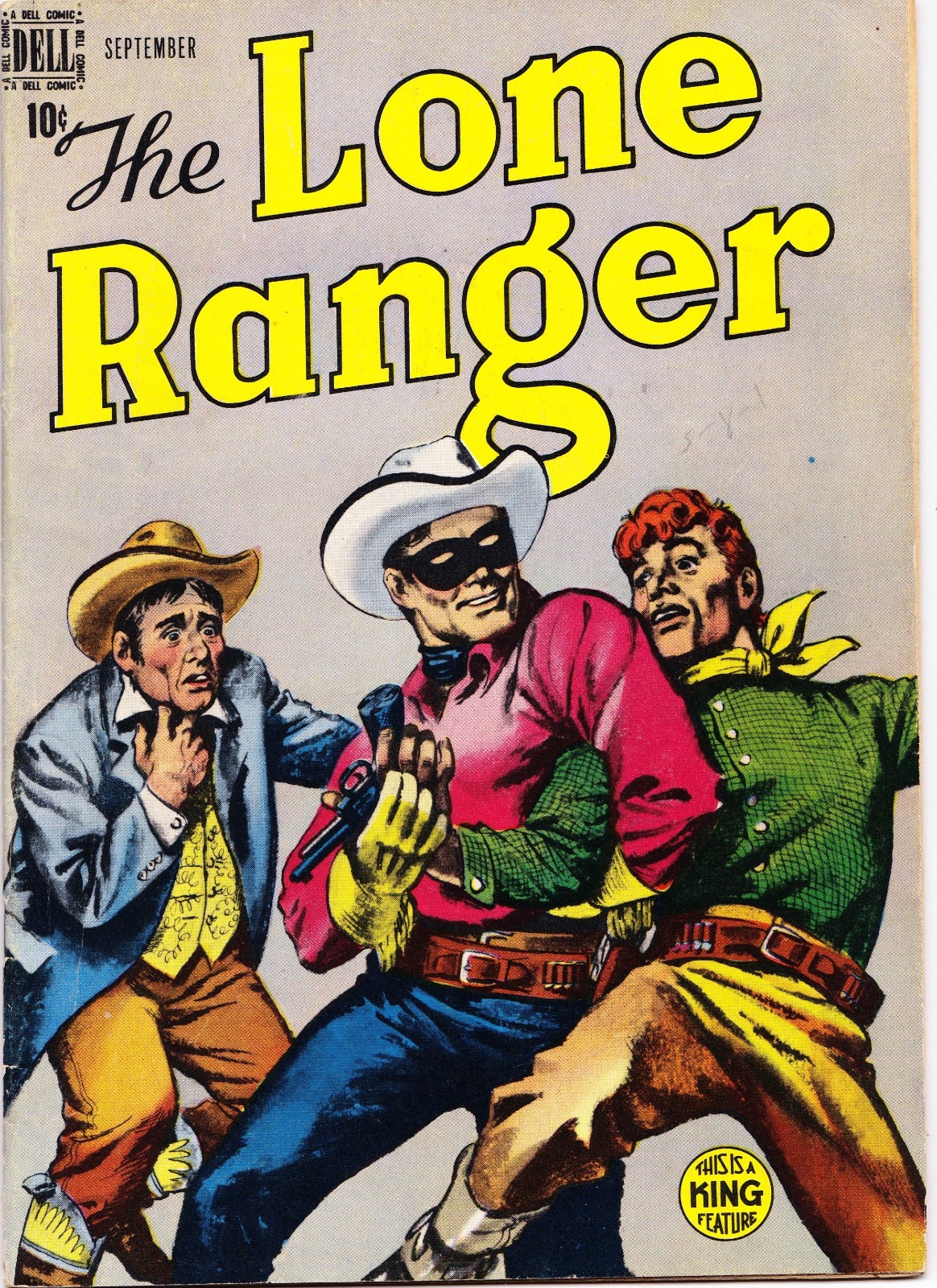 THE LONE RANGER #15 SCARCE 1949 Golden Age FN-VF (7.0) 2 stories King Feature THE LONE RANGER #15 SCARCE 1949 Golden Age FN-VF (7.0) 2 stories King Feature