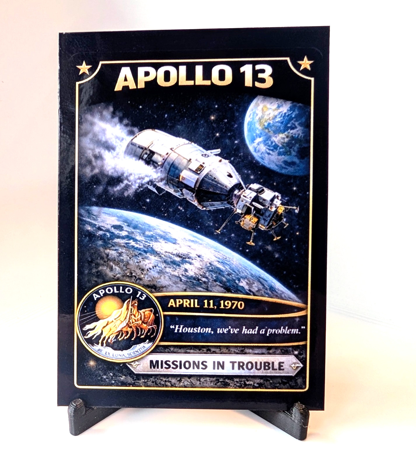 Apollo 13 NASA Custom Trading Card Space History