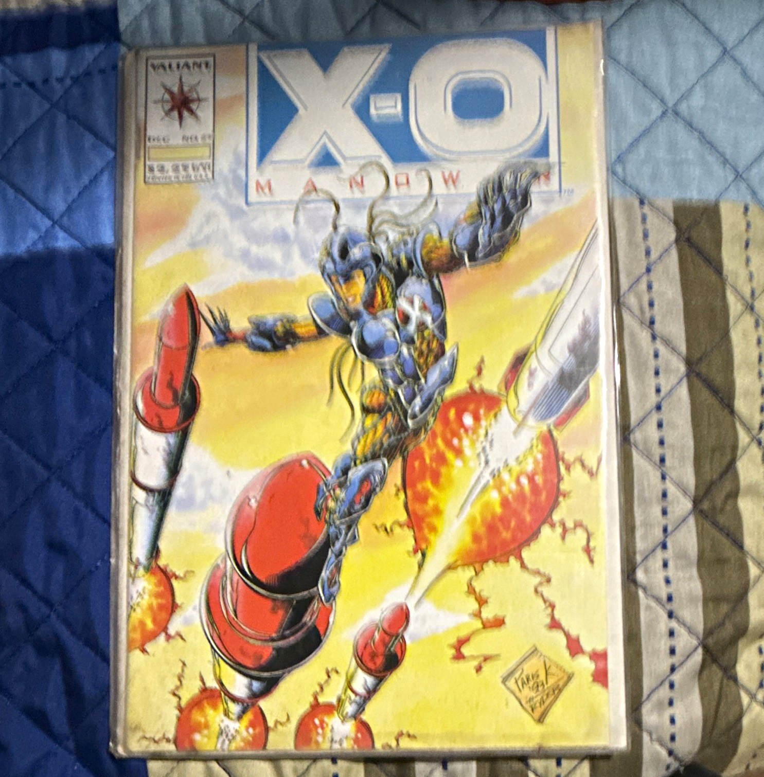 Valiant X-O Manowar Single Issue Comic Book (Modern Age) Boarded, Color