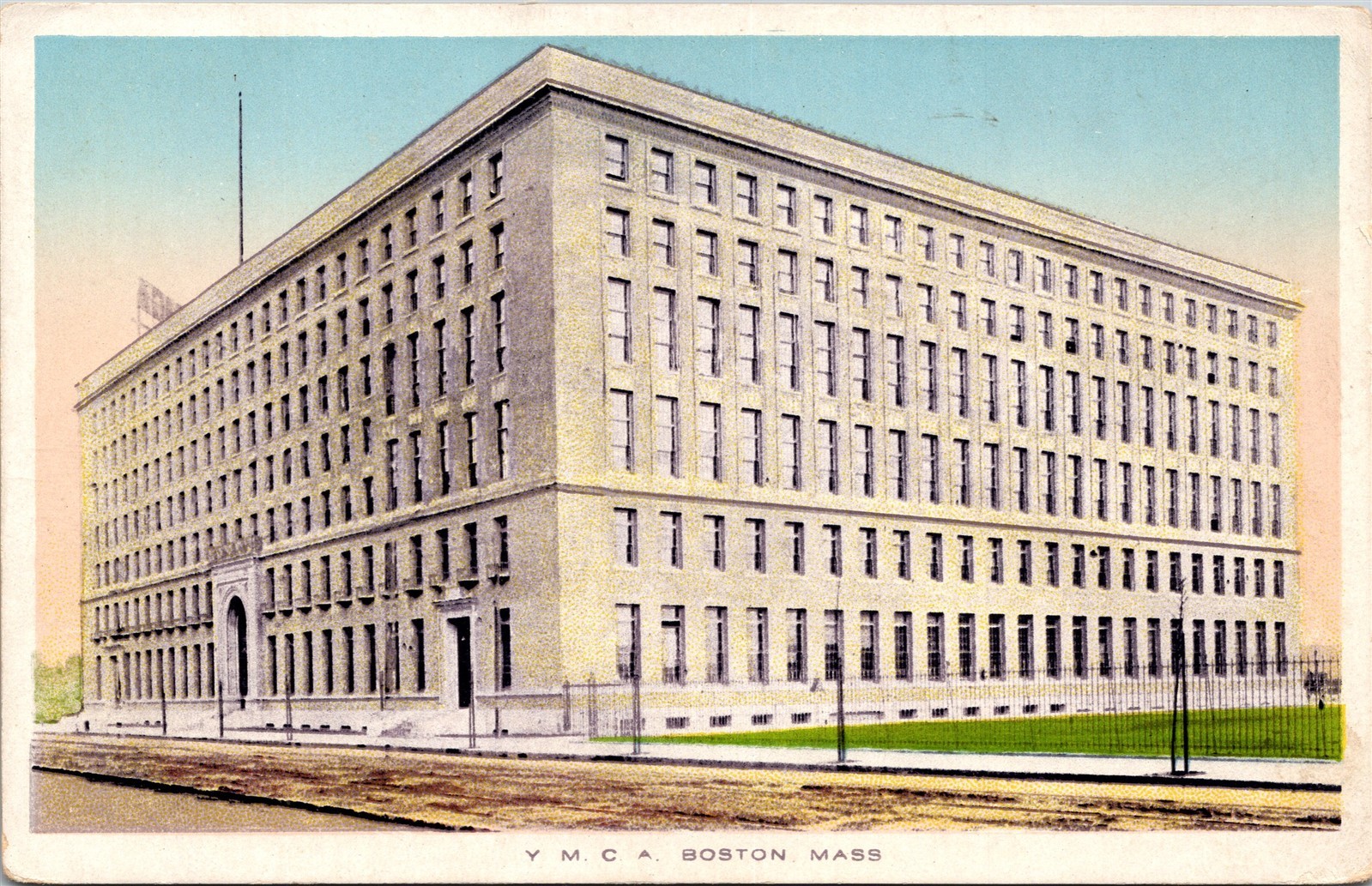 YMCA Boston Massachusetts MA Unposted Postcard YMCA Boston Massachusetts MA Unposted Postcard
