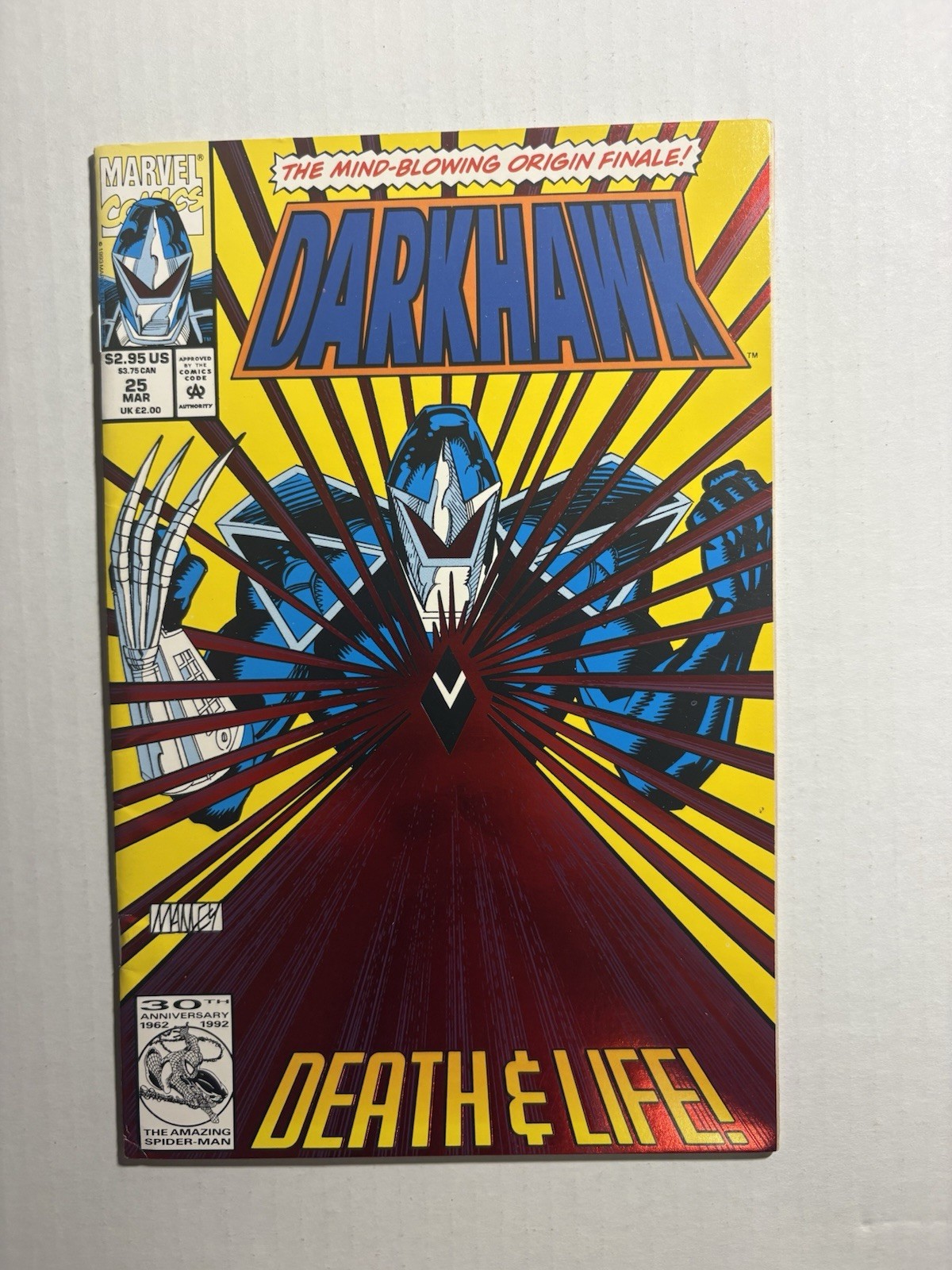 Darkhawk #25 (Marvel Comics March 1993)