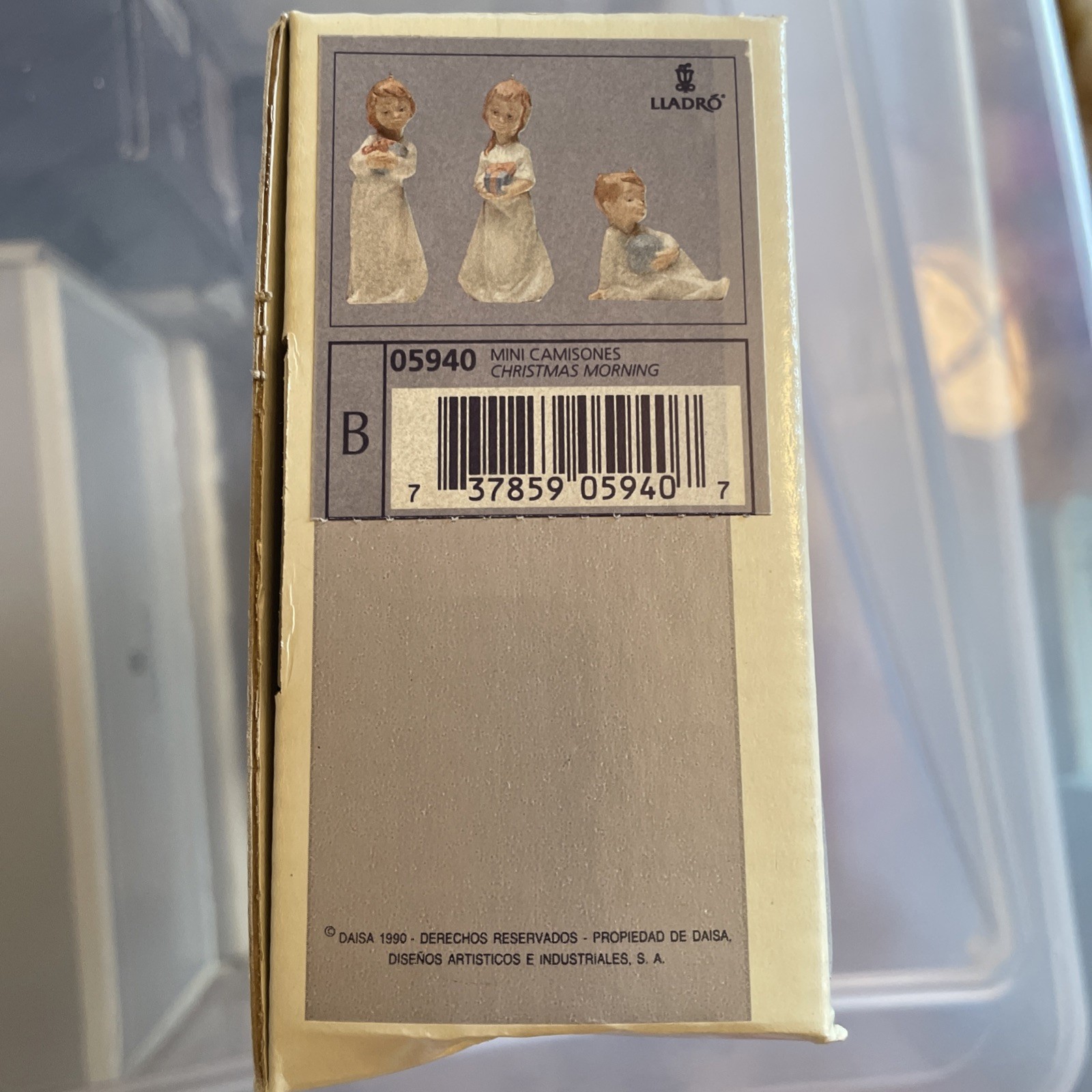 Lladro Set 3 Mini Camisones #05940 Christmas Morning Orig Box 1992