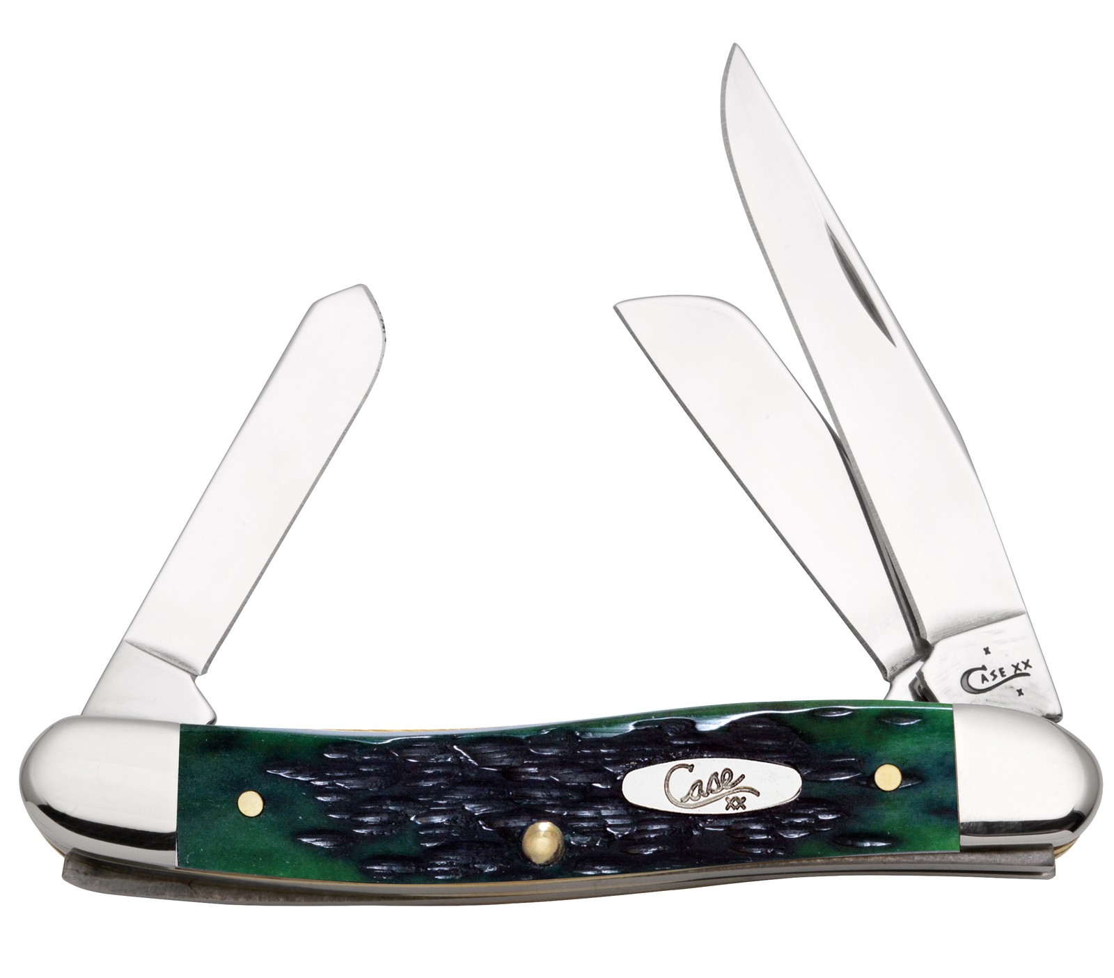 CASE XX KNIVES MEDIUM STOCKMAN GREEN KENTUCKY BLUEGRASS BONE 6318 SS (22762) POC CASE XX KNIVES MEDIUM STOCKMAN GREEN KENTUCKY BLUEGRASS BONE 6318 SS (22762) POC