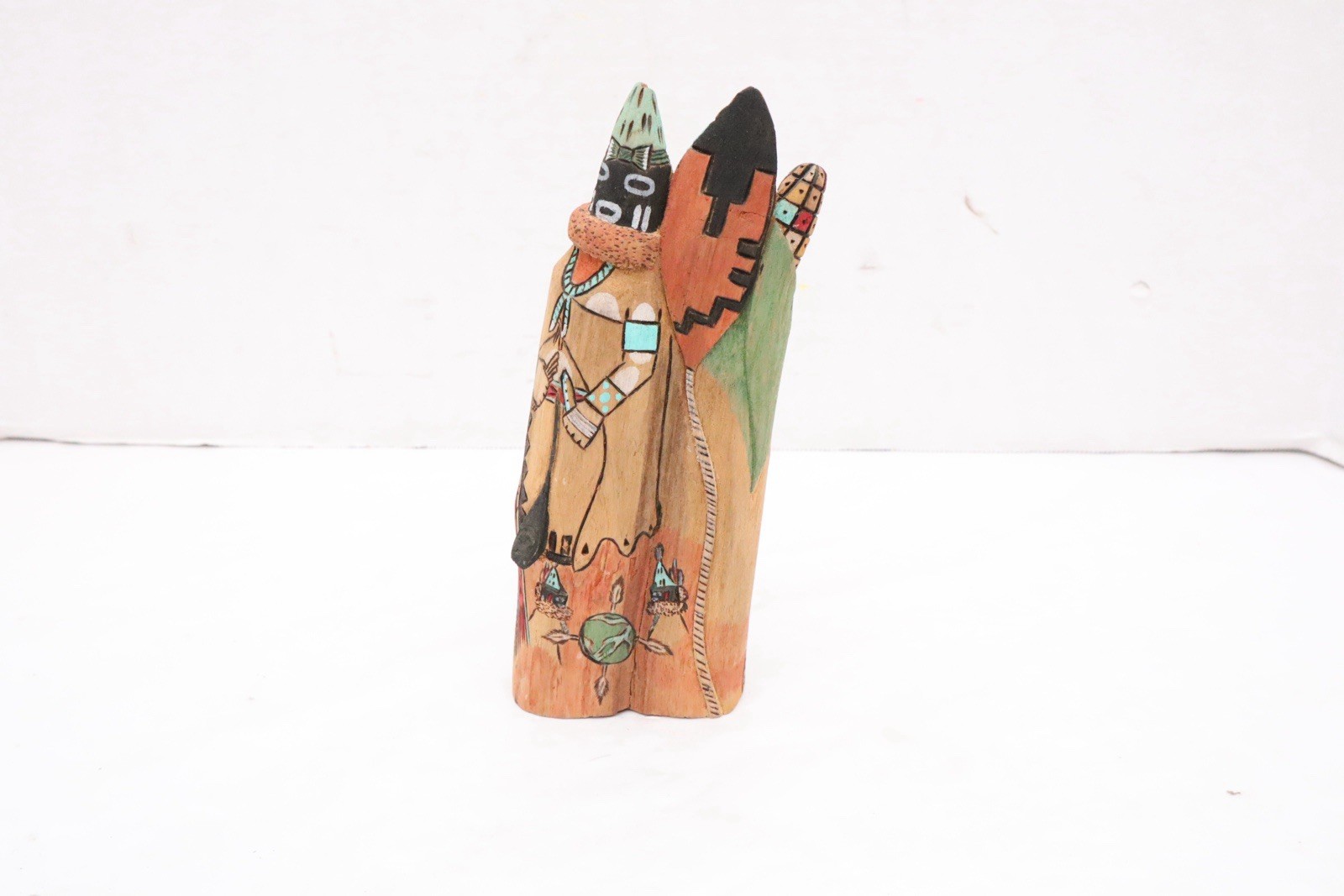 Vintage Hopi Kachina Long haired SIGNED 7.5\