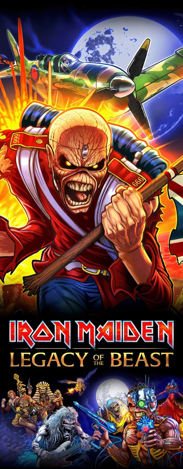 Iron Maiden Legacy 1 Pinball Machine Matte Canvas Look Banner-12 Iron Maiden Legacy 1 Pinball Machine Matte Canvas Look Banner-12