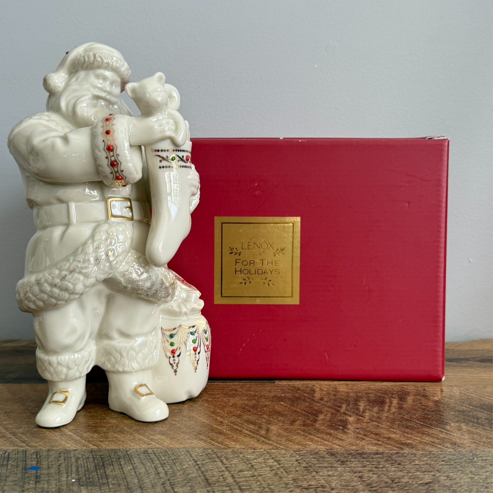 Lenox - China Jewels- Santa- Twas The Night - New In Box