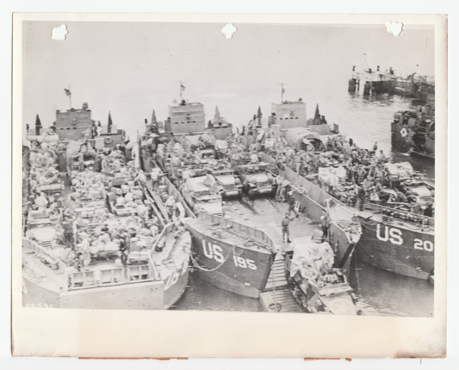 D Day Buildup Invasion Bert Brandt American 1944 Original Press Photo WWII