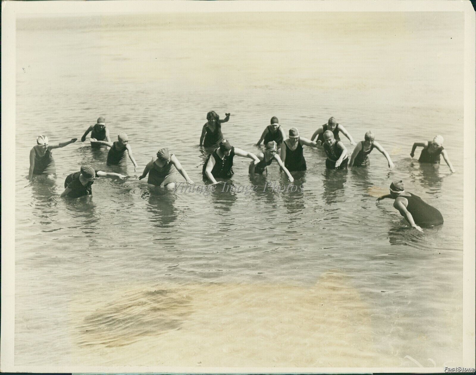 1926 Girls Swim At Boston Young Womens Christian Camp Ma Religious Photo 8x10
