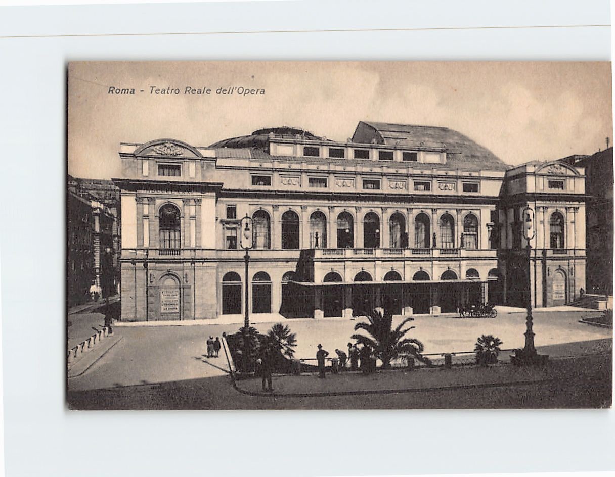 Postcard Teatro Reale dell\'Opera Rome Italy