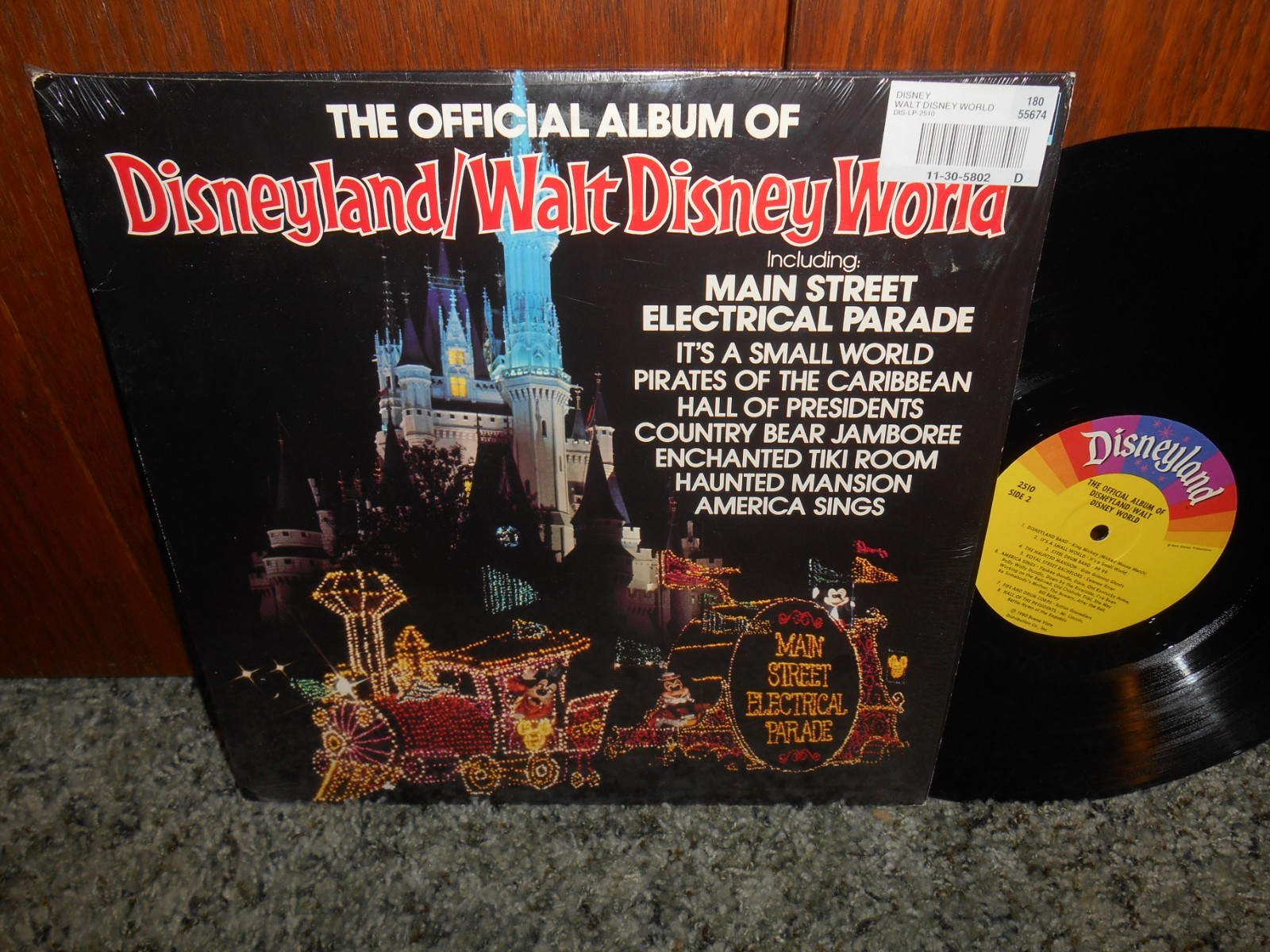 1980 Disneyland Official Album Disneyland Walt Disney World Disney Vinyl LP 1980 Disneyland Official Album Disneyland Walt Disney World Disney Vinyl LP