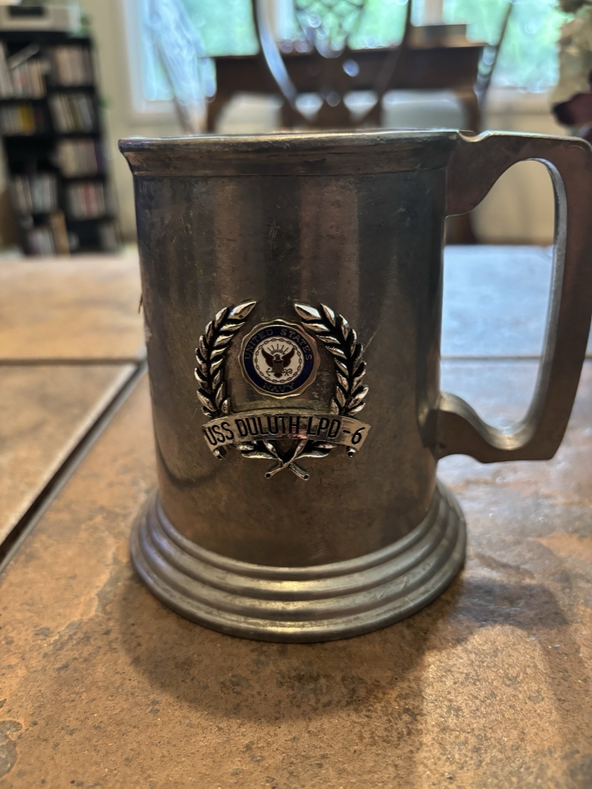 USS Duluth LPD-6 Pewter Mug Duratale By Leonard USS Duluth LPD-6 Pewter Mug Duratale By Leonard