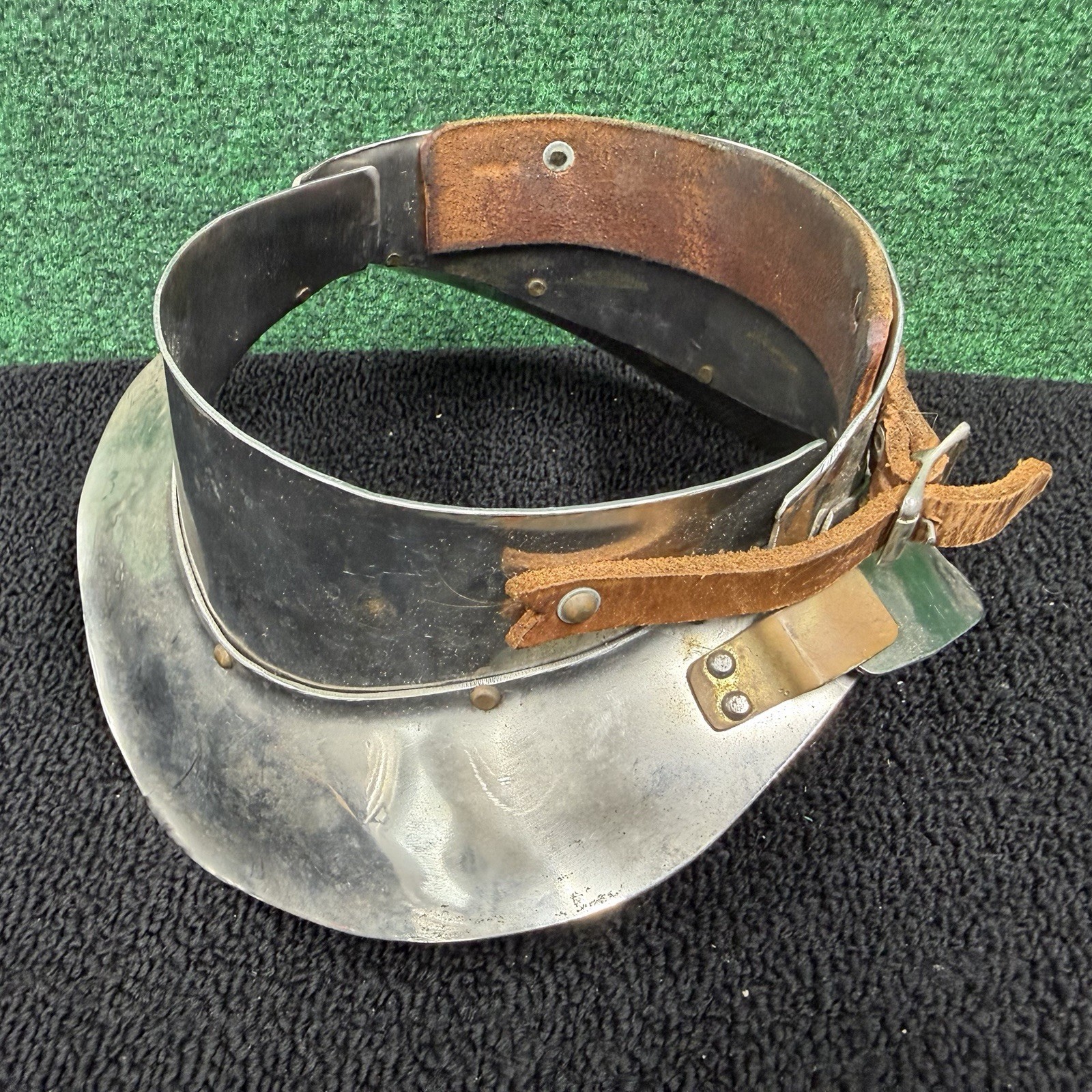 Medieval Knight Classic Gorget Armor LARP Renaissance - Steel & Leather