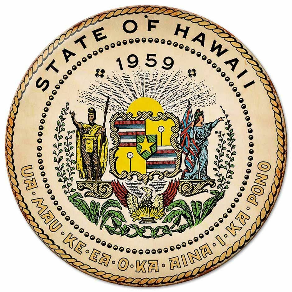 1959 HAWAII STATE SEAL 14\ 1959 HAWAII STATE SEAL 14\