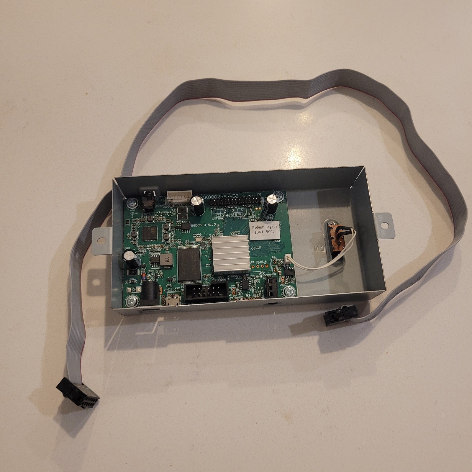 Video Inside Arcade1Up Pcb Part Mortal Kombat II Legacy WORKS EXCELLENT 
