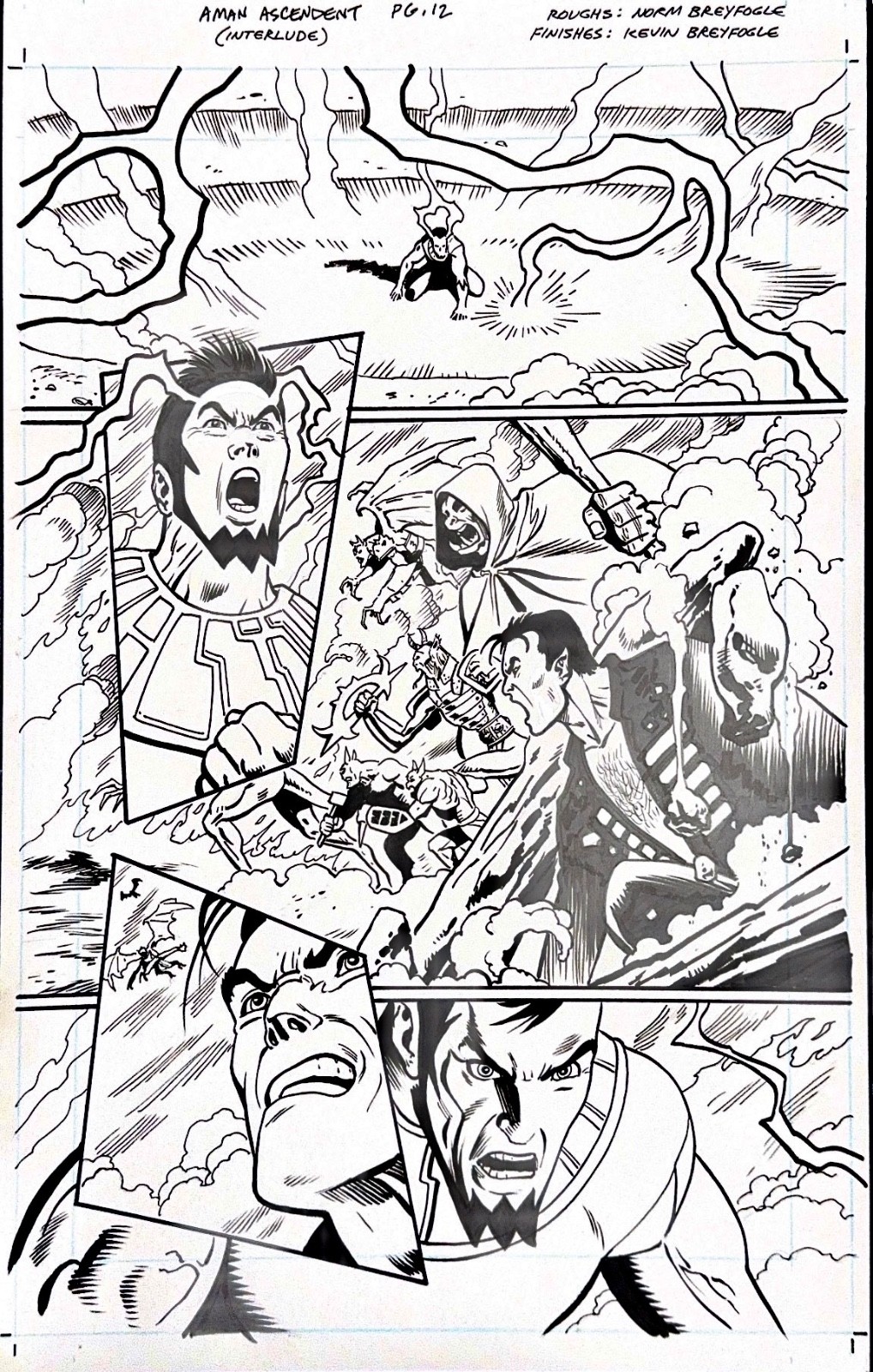 Original : Danger's Dozen Interlude Page # 12. Artist: Norm and Kevin Breyfogle