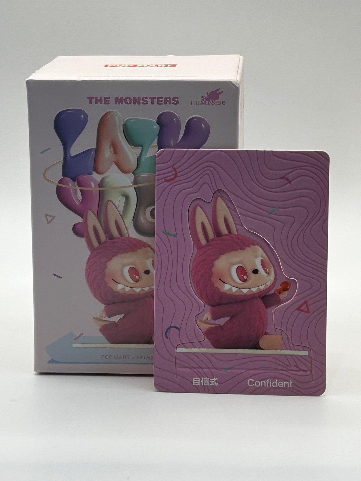 Pop Mart Lazy Yoga The Monsters Labubu CONFIDENT figure figurine Sealed bag
