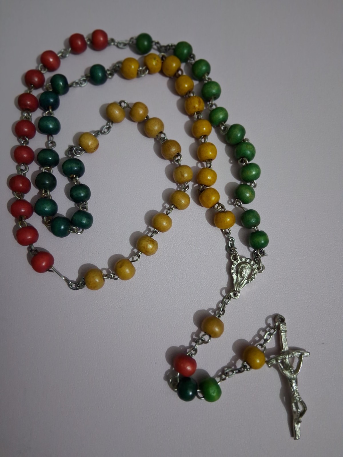 Rosario Misionero con cuentas de madera, missionary rosary, christian Rosario Misionero con cuentas de madera, missionary rosary, christian