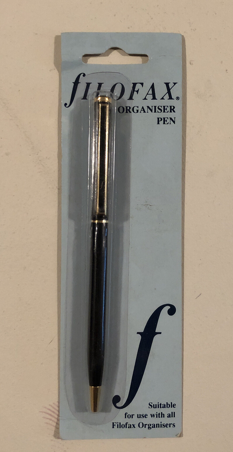 Filofax Organizer Ballpoint Pen Blue Ink #061006, Use w/all Filofax Organizers