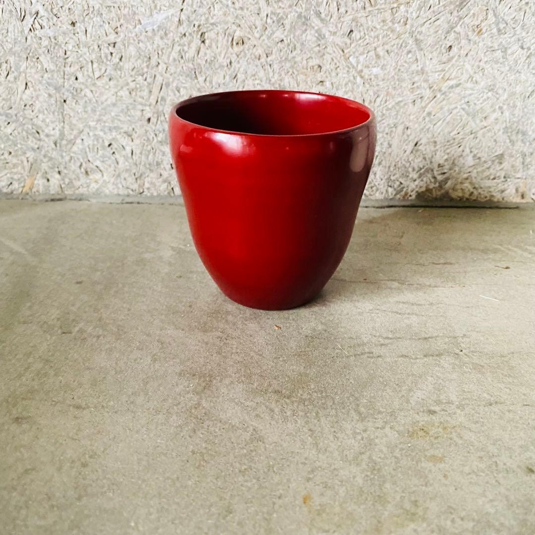 Yamada Heiando Lacquer Cup Natural Wood Red Urushi Aizu Wajima Echizen Yamanaka Yamada Heiando Lacquer Cup Natural Wood Red Urushi Aizu Wajima Echizen Yamanaka