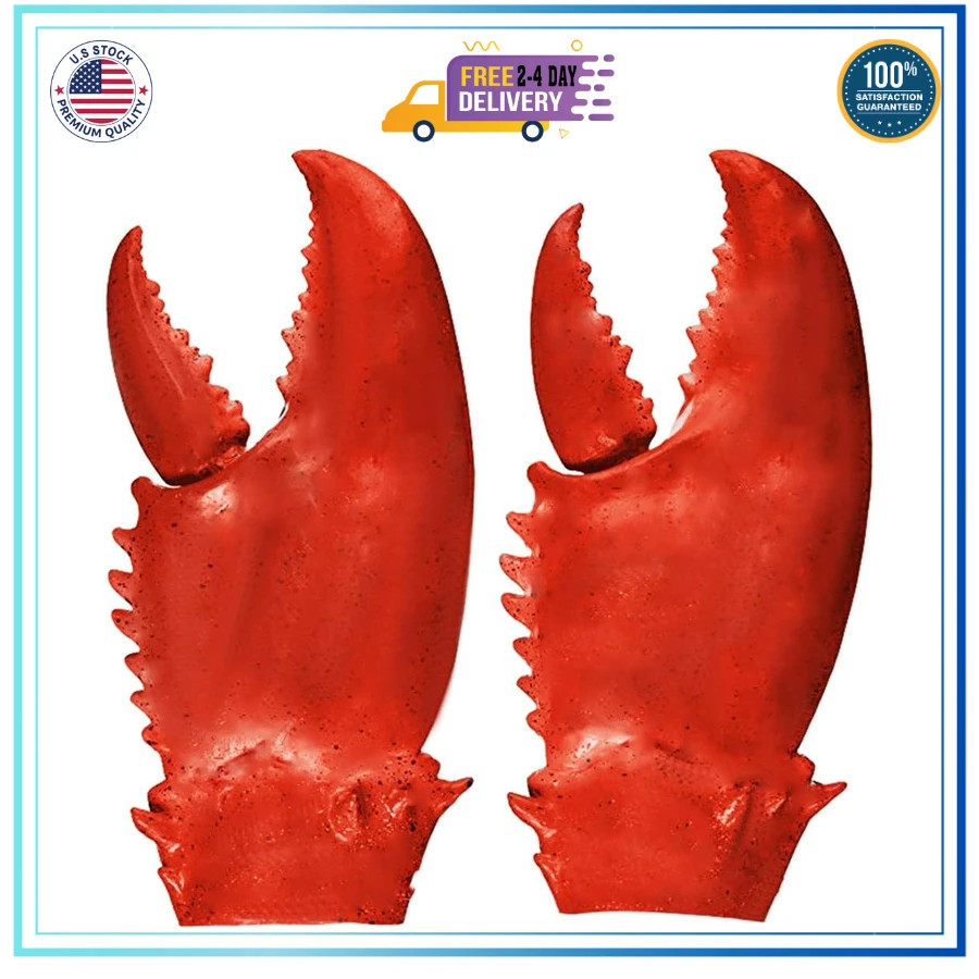 Lobster Crab Claw Gloves Funny Costume Hands Halloween Party Gag Gift