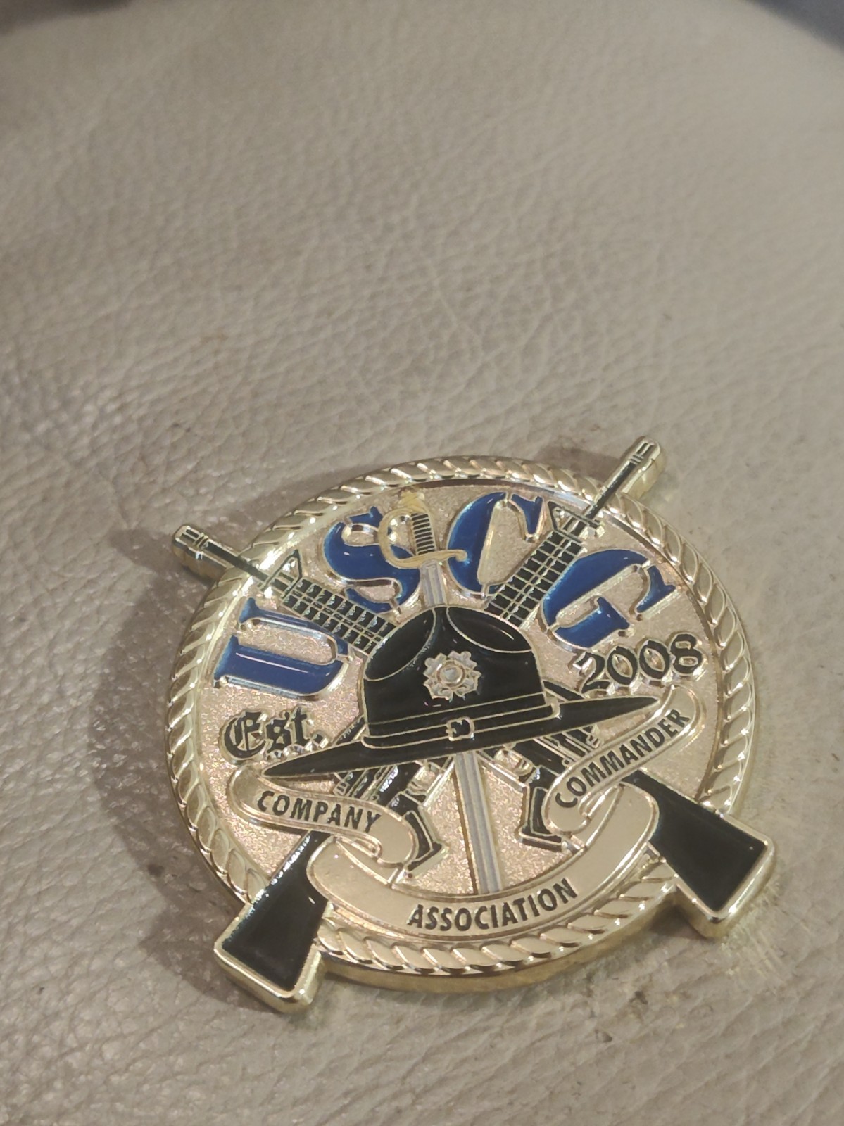 US Coast Guard USCG Company Commander Association Challenge Coin US Coast Guard USCG Company Commander Association Challenge Coin