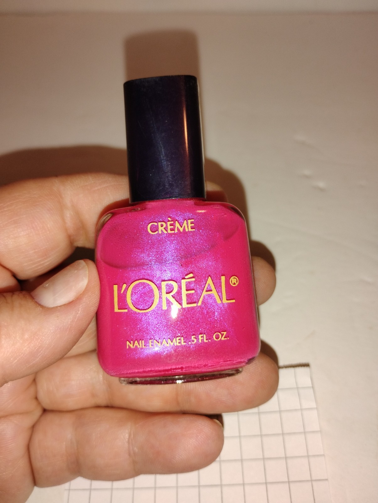 L’Oreal Nail Enamel Polish Creme 282 Think Pink 0.5 oz Vintage 