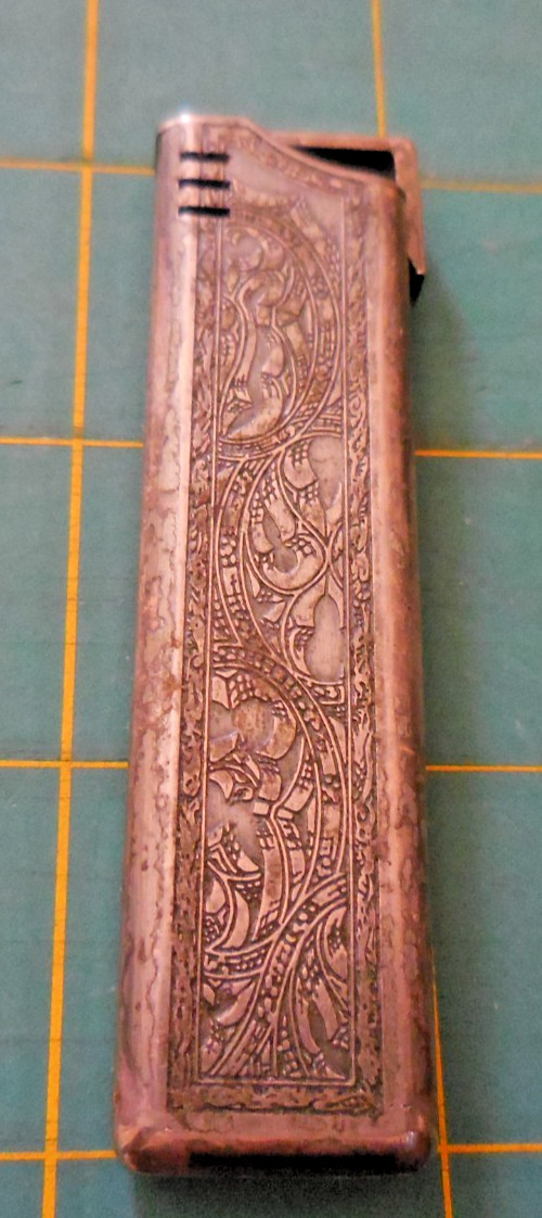 VTG COLIBRI Authentic Pocket Lighter Japan Untested Silver? work VTG COLIBRI Authentic Pocket Lighter Japan Untested Silver? work