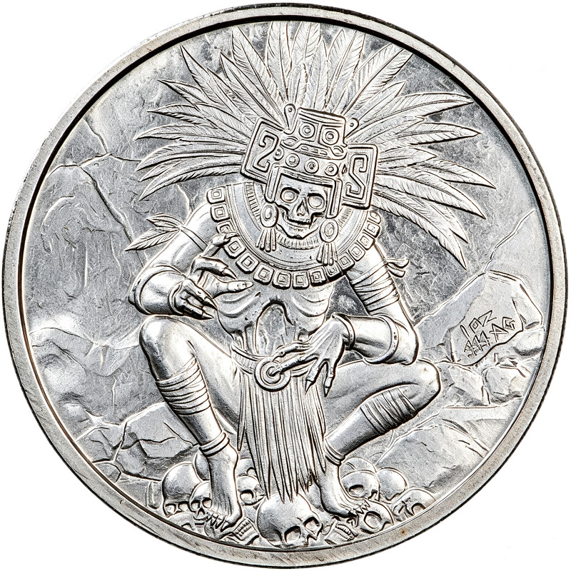 1 oz .999 Mictlantecuhtli | Aztec God - Perfect for Collectors 1 oz .999 Mictlantecuhtli | Aztec God - Perfect for Collectors