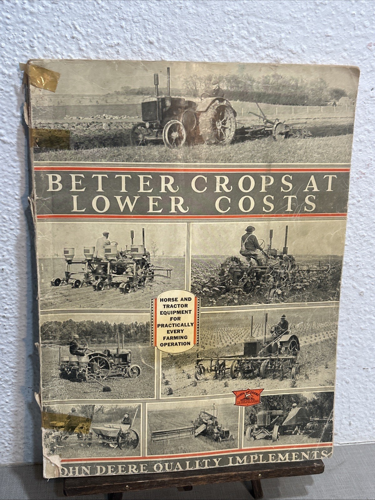 Vintage John Deere Better Crops At Lower Costs 1933 Catalog 