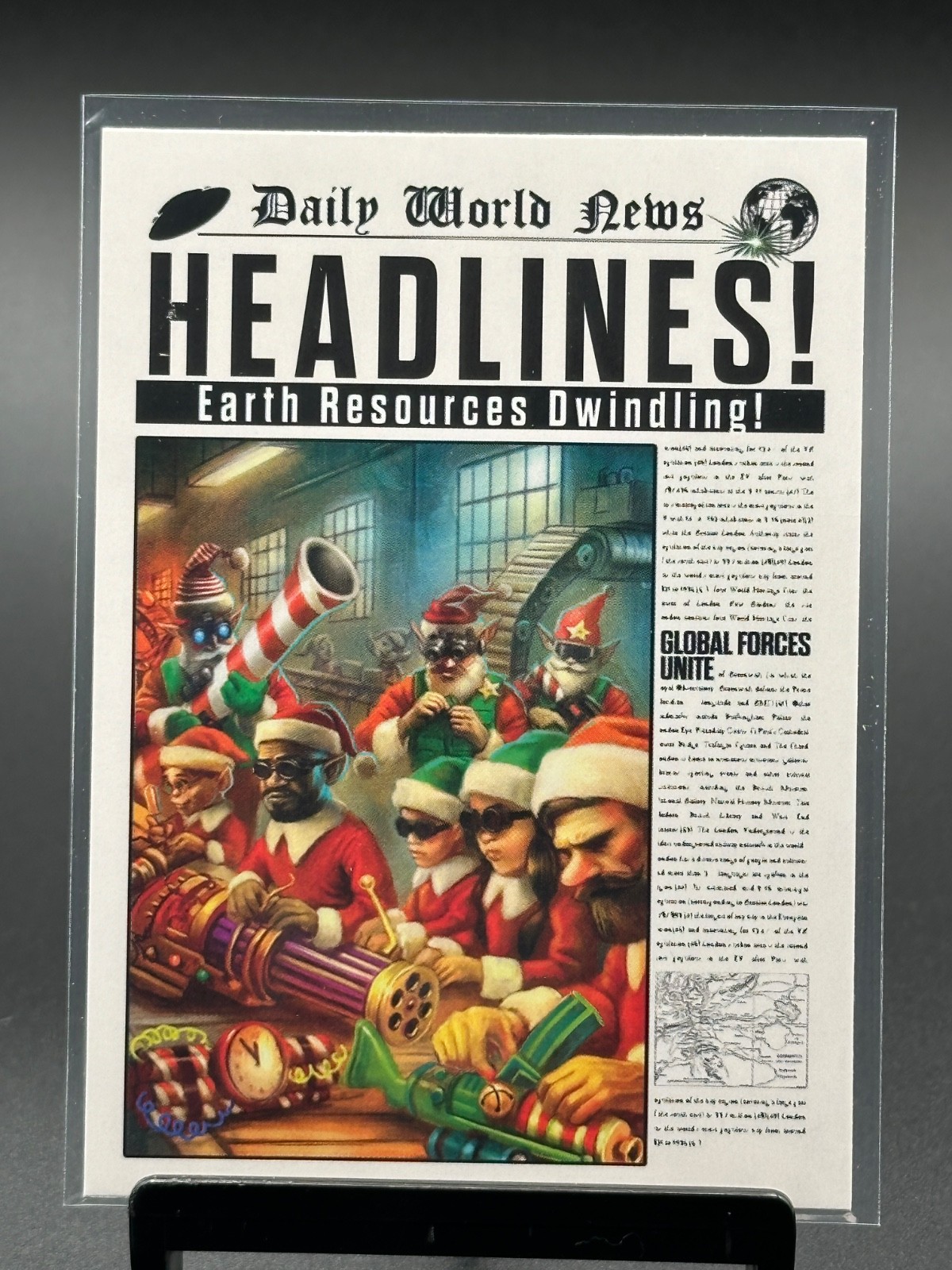 2026 Topps Mars Attacks Xmas Christmas - Pick Your Card A - B - And Red Border 2026 Topps Mars Attacks Xmas Christmas - Pick Your Card A - B - And Red Border