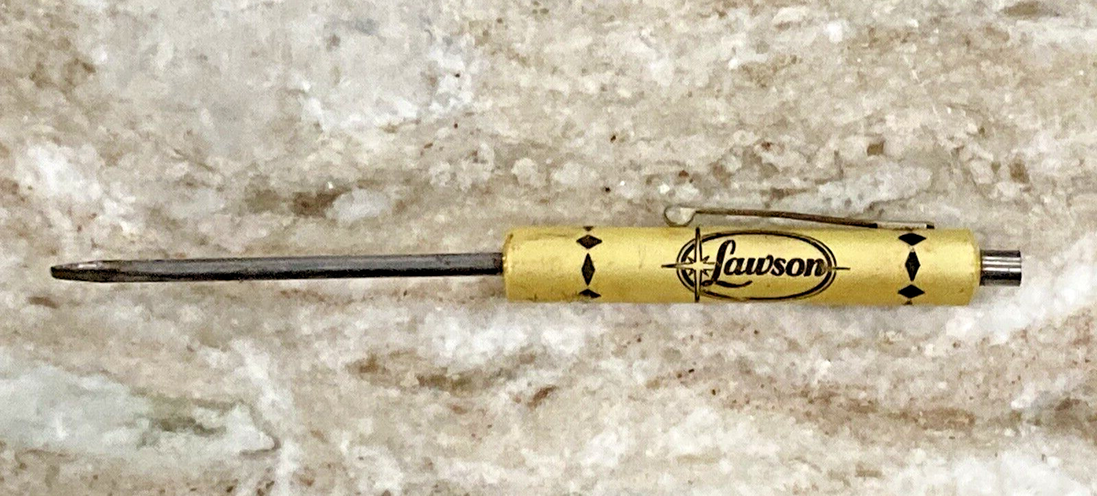 Vintage Advertising Mini Screwdriver Lawson Products Inc Automotive Parts 5980