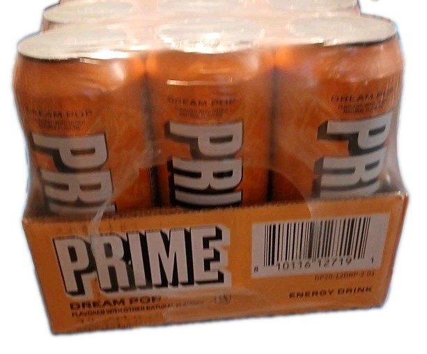 Sugar Free Energy Drink with 200mg Caffeine Dream pop Flavor Prime Energy Drink