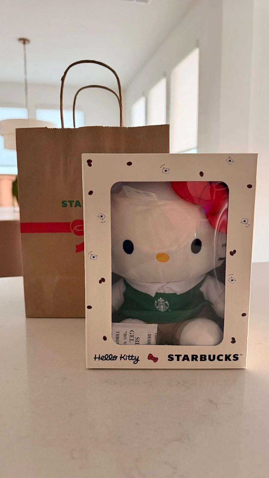 STARBUCKS HELLO KITTY BOXED PLUSH 2025 - IN HAND-⭐️SHIPS TODAY⭐️
