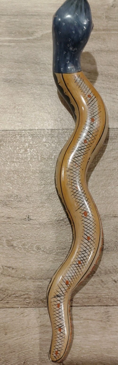 Vintage Tonala Pottery Snake 14.5 Vintage Tonala Pottery Snake 14.5