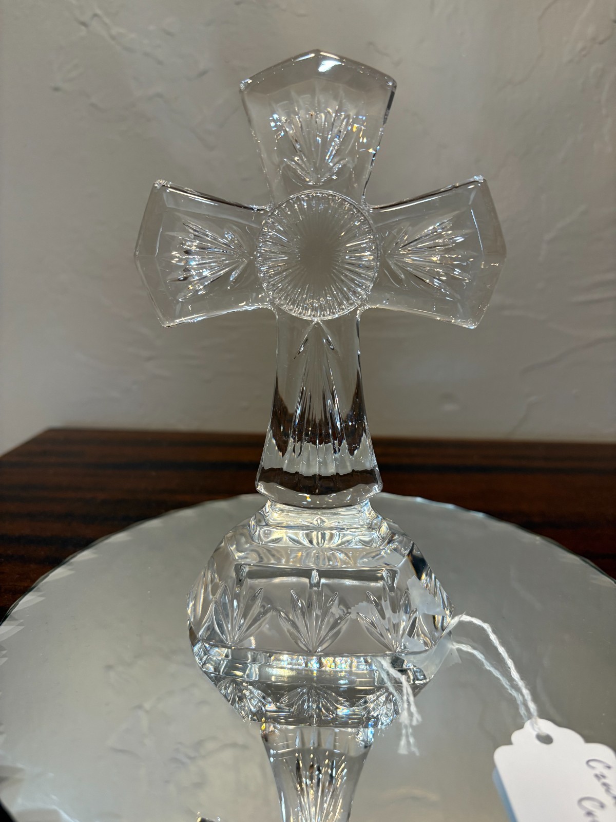 Czech Lead Crystal Cross