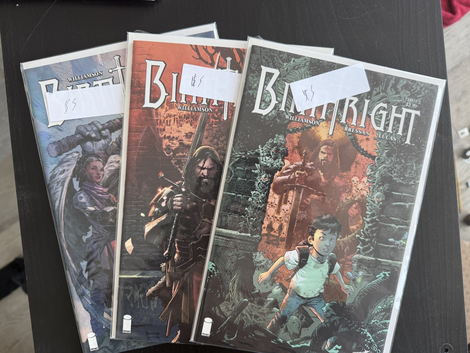 Birthright #1 3 Covers NM (I pay duties)