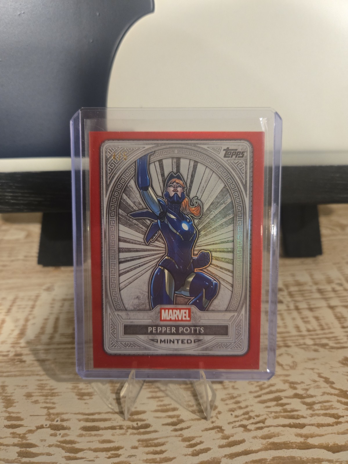 2025 TOPPS MARVEL MINT PEPPER POTTS RED/5