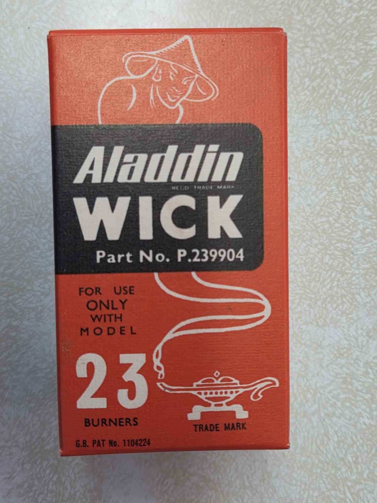 Vintage Aladdin Wick For Model 23 Burners P239904 NIB Old Stock
