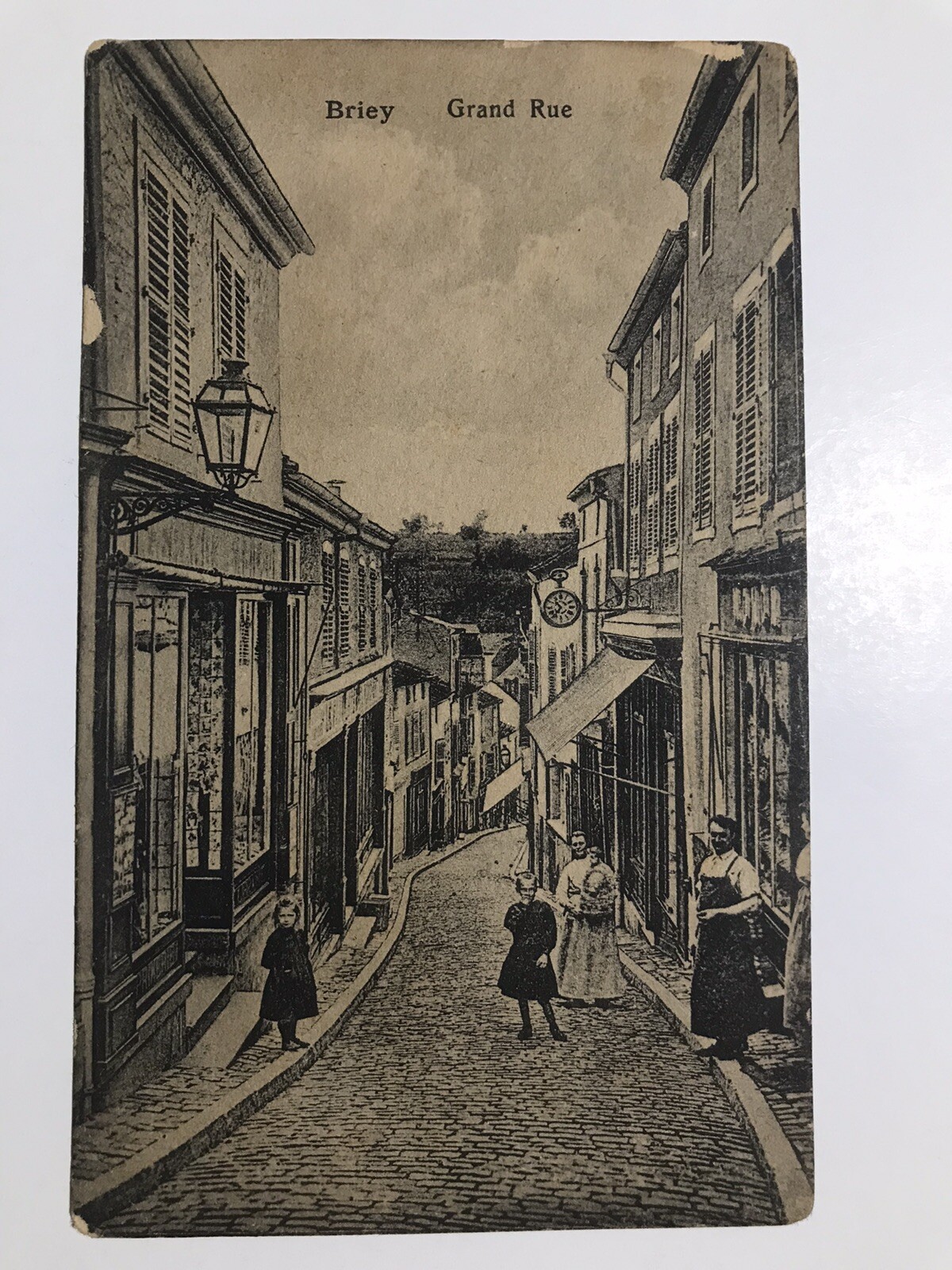 Vintage 1910 Briey Grand Rue France Postcard