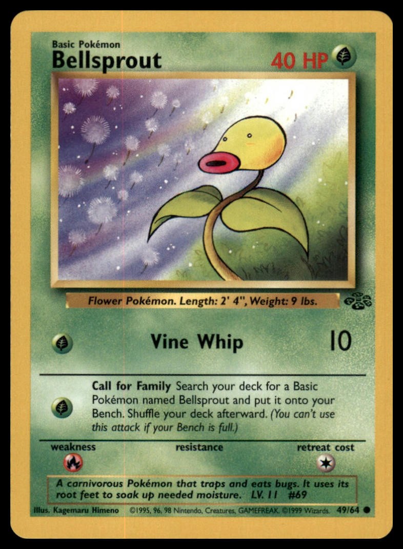 Jungle #49/64 Bellsprout Jungle #49/64 Bellsprout