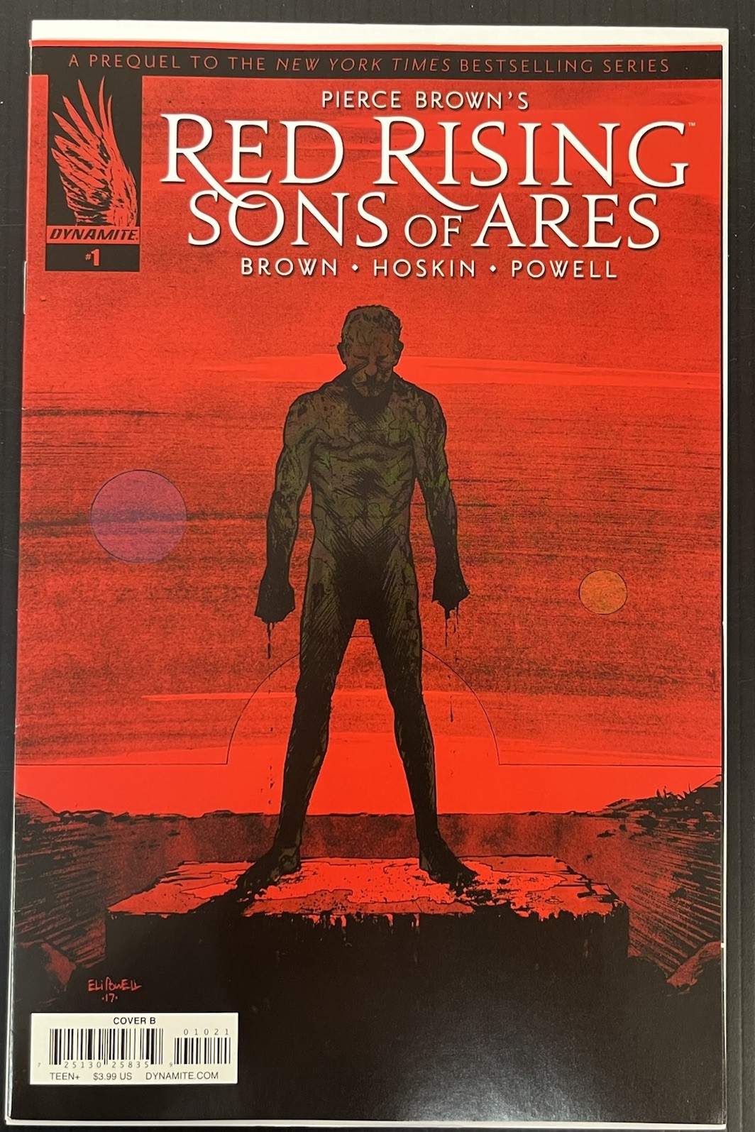 RED RISING Sons of Ares #1 CVR B ELI POWELL VF/NM DYNAMITE 2017 HTF PROSHIPPER