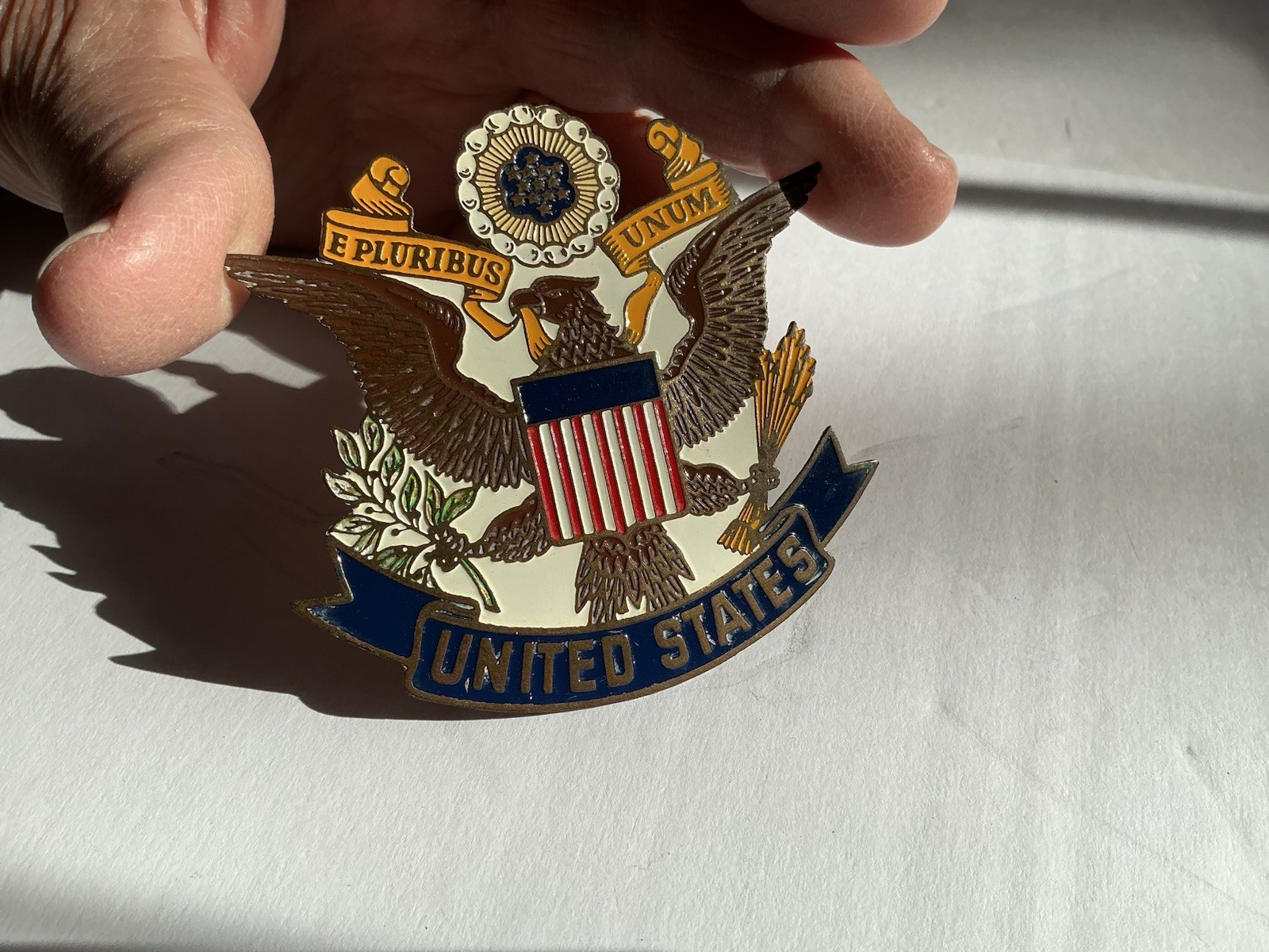 Vintage Style American Eagle Coat of Arms Emblem United States E Pluribus Unum Vintage Style American Eagle Coat of Arms Emblem United States E Pluribus Unum