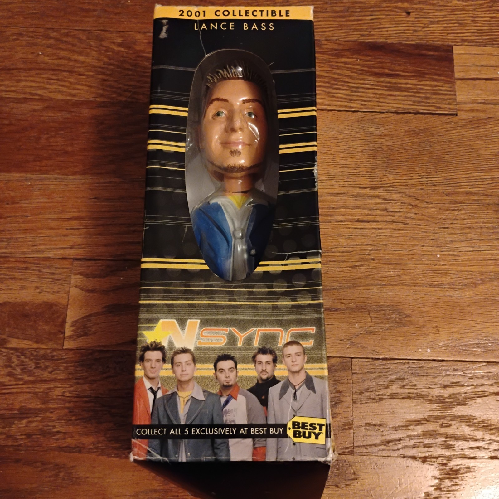 2001 BEST BUY EXCLUSIVE Lance Bass  *NSYNC BOBBLEHEAD DOLL NIB