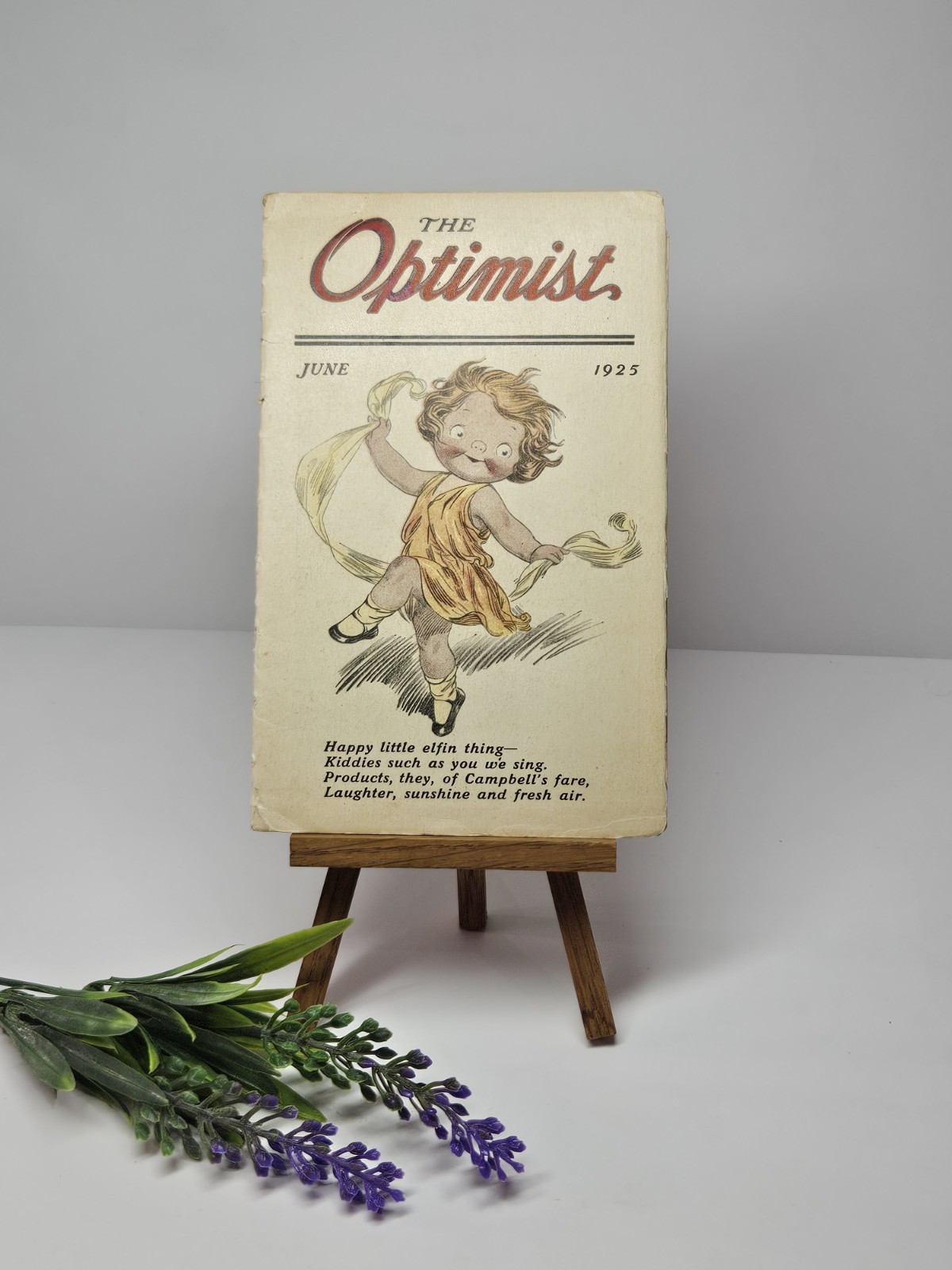 1925 Campbell’s Soup The Optimist Magazine June Vol 14 Advertising Ephemera