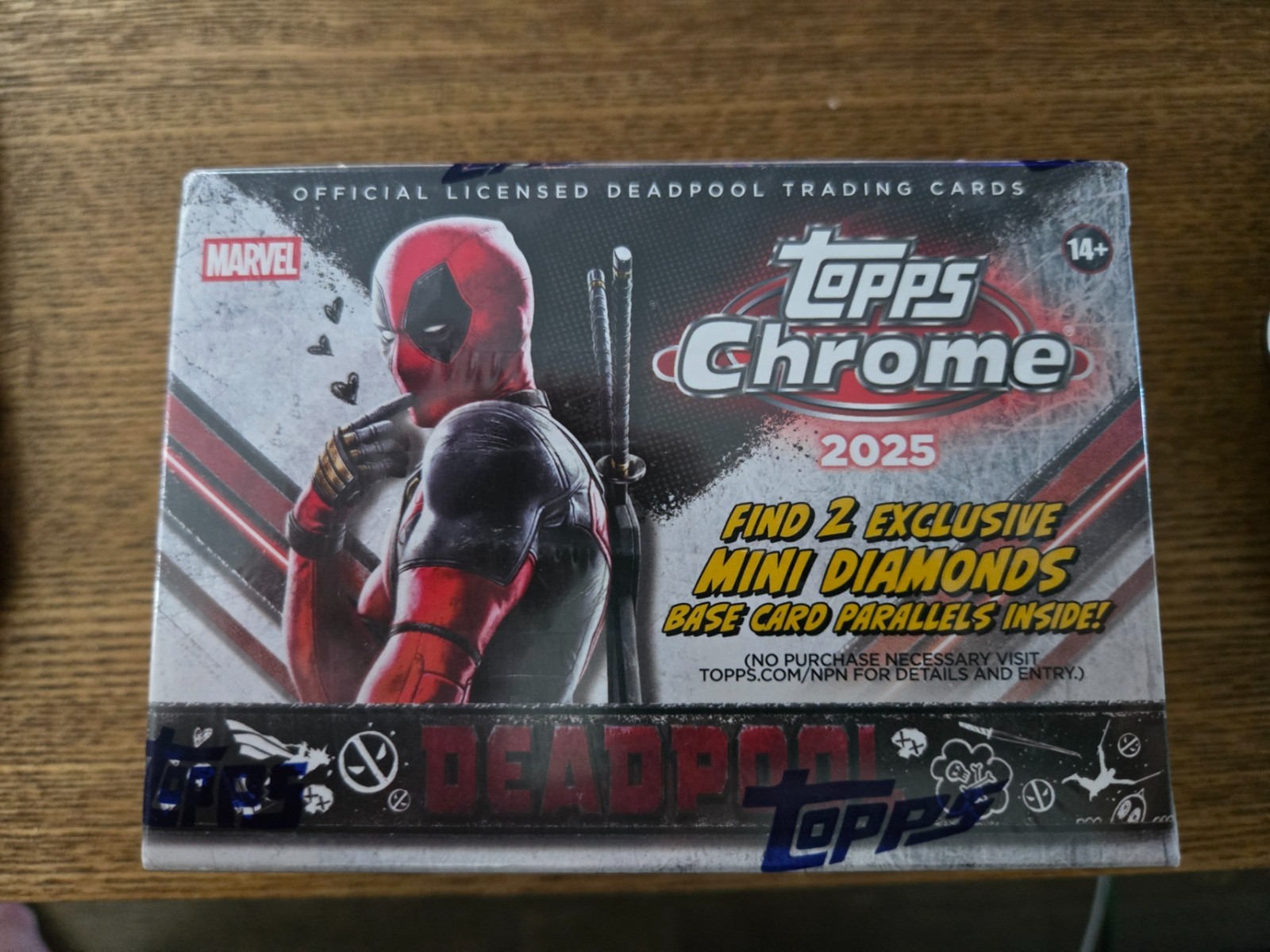 2025 Topps Chrome Deadpool Blaster Box